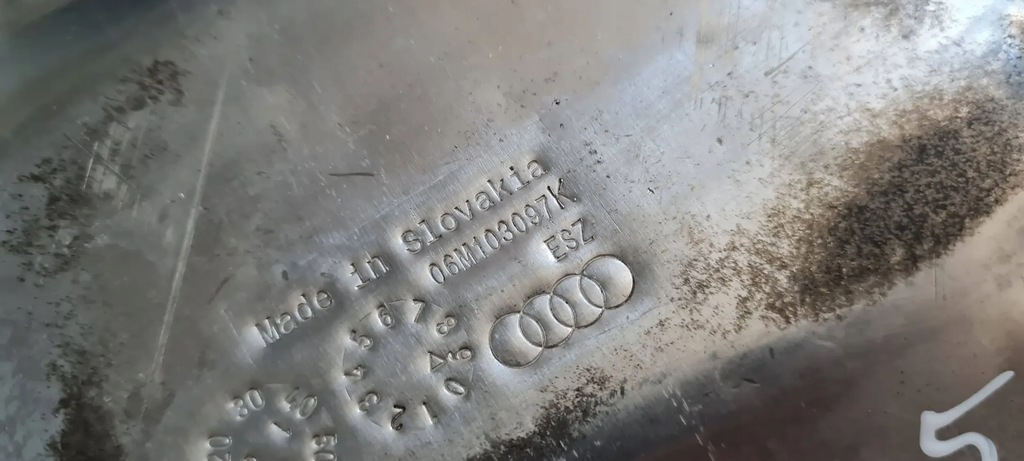 фото №12, Sq5 q5 80a защита тепловая двигателя 3.0 tfsi 06m103097k s4 b9 s5 8w