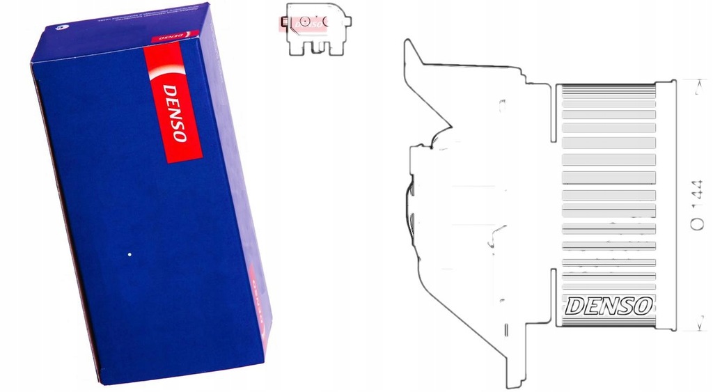 фото №1, Denso dea05005 вентилятор внутренний