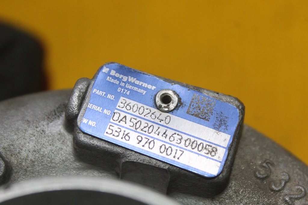 фото №10, Турбонагнетатель турбина volvo s60 xc60 ii v70 s80 ii 2.4 d5 36002640