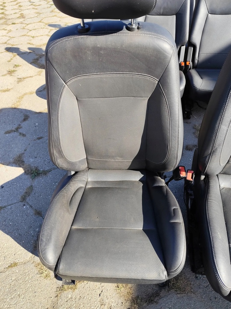 фото №6, Ford s-max mk1 сидіння сидіння комплект перехідник 7 осіб шкіра