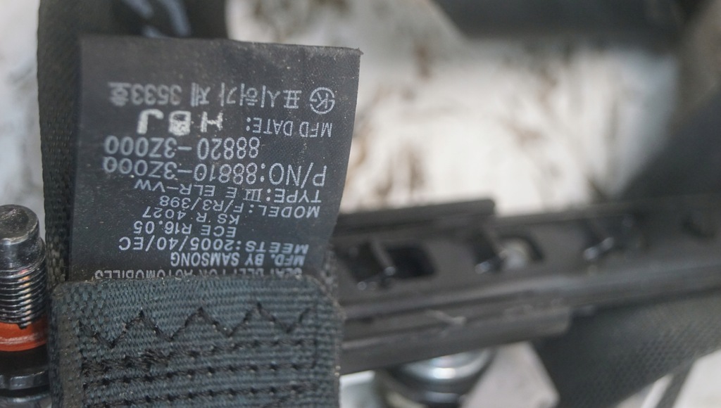 фото №6, Pas безпеки правий перед hyundai i40