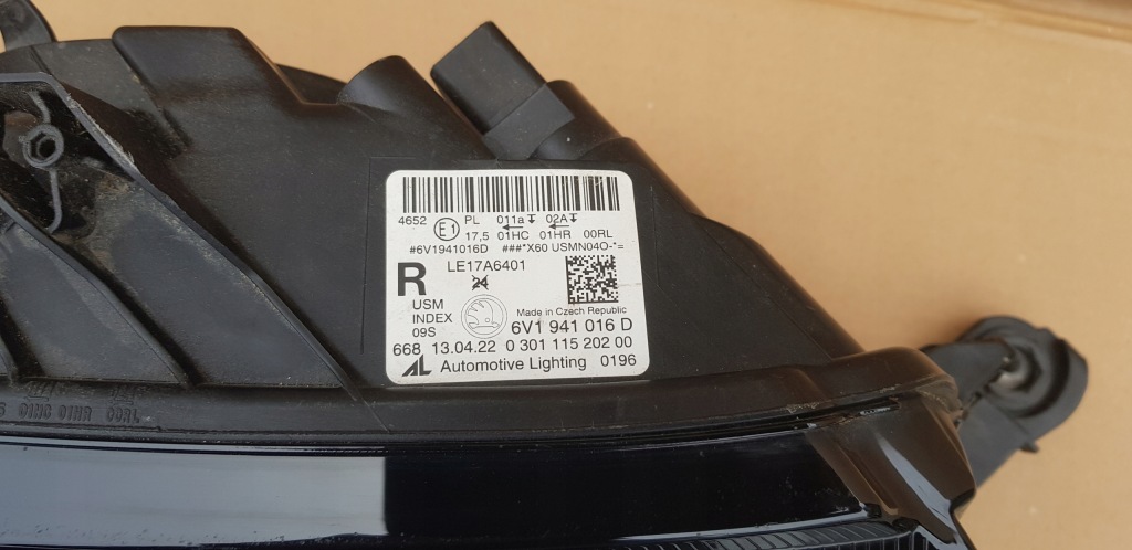 фото №5, Skoda fabia iii lift лампа передняя правая led