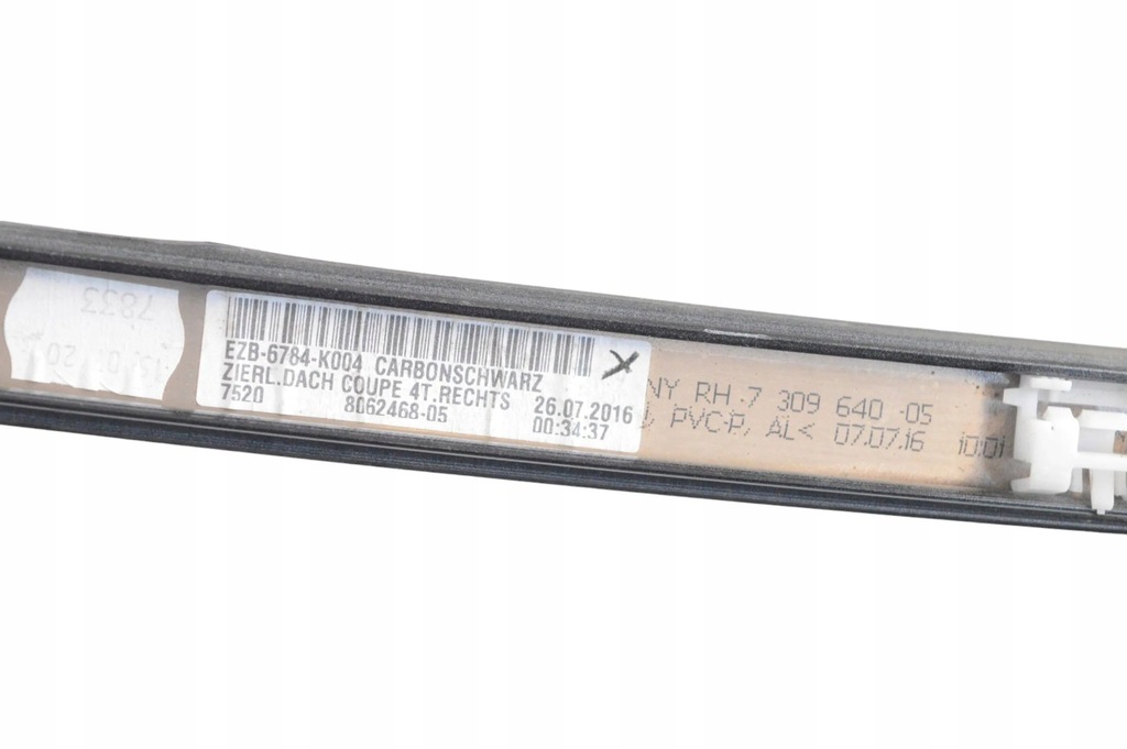 фото №5, Bmw 4 f32 f33 2016 правая сторона молдинг кровельная