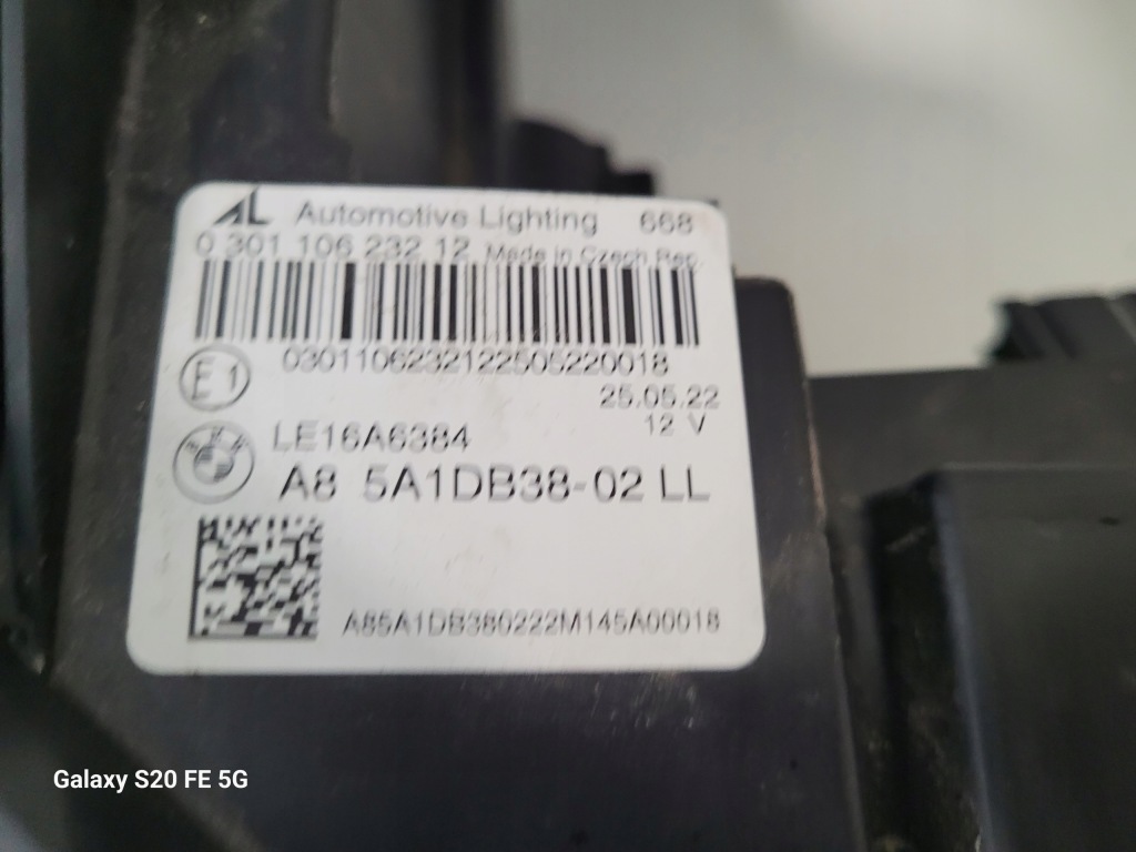 фото №10, Bmw 3 g20 g21 лампа правая перед передняя full led 5a1db38-02
