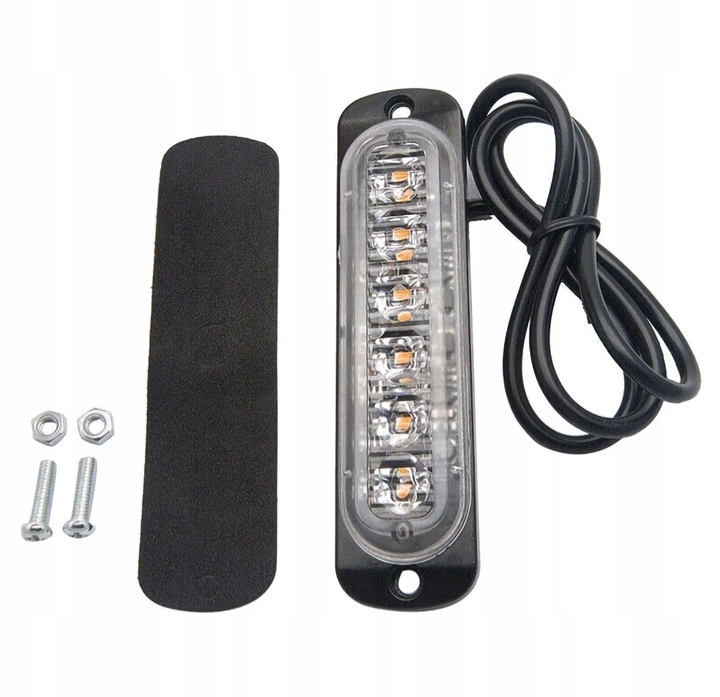 фото №2, Лампи led попереджувальні stroboskop евакуатор tir 6 led