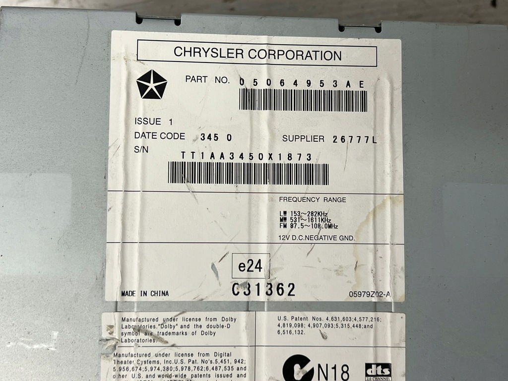 фото №8, Радио cd jeep compass i 13r lift 05064953ae