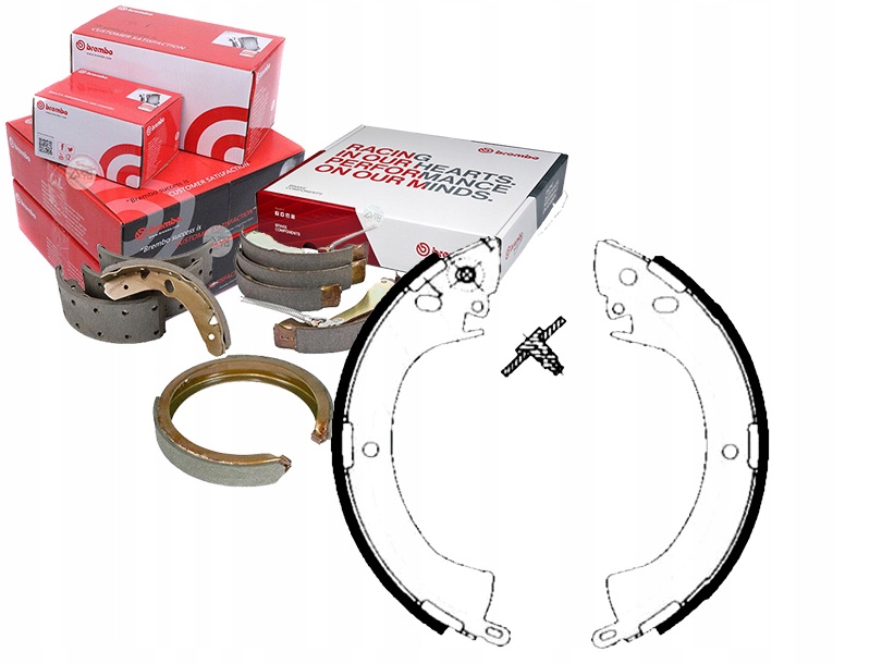 фото №1, Brembo s 54 506 набор колодка тормозных