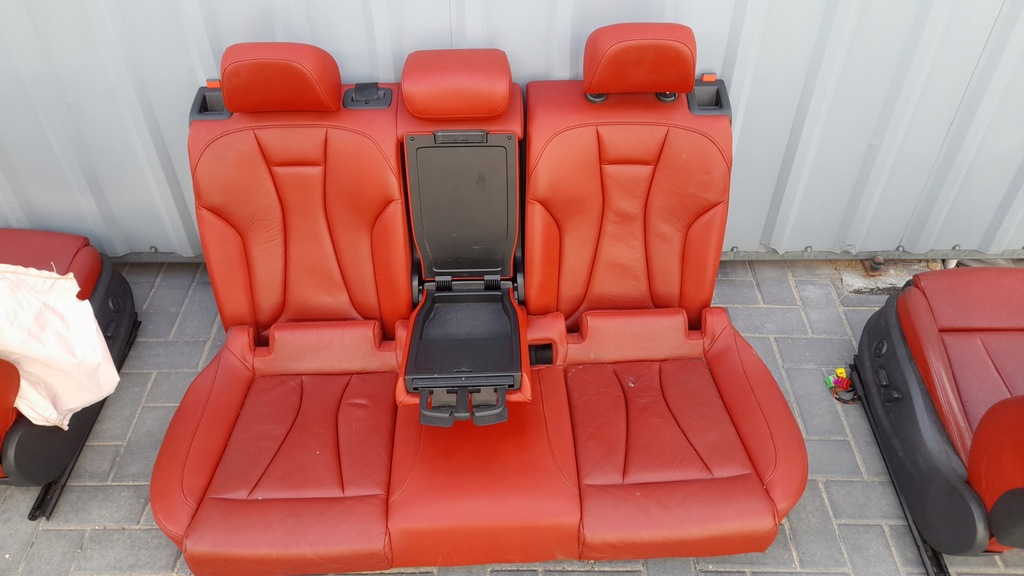 фото №10, Audi a3 s3 8v 16-20 сиденья заднее сиденье кожа usa