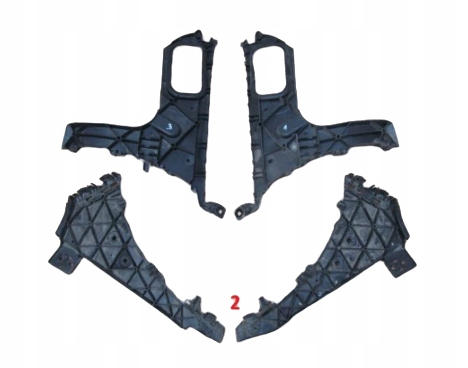 Купить Направляющая кронштейн бампера перед задняя audi q7 4l0