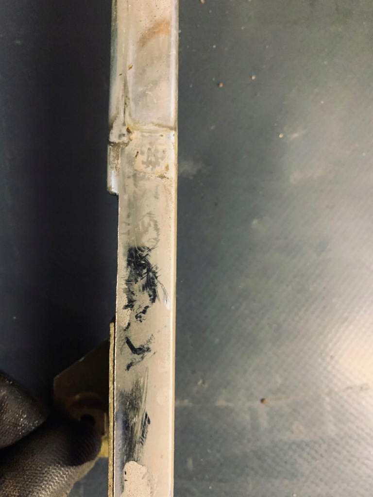 фото №2, Mercedes w116 se молдинг рамка хром вертикальная дверь правый задняя