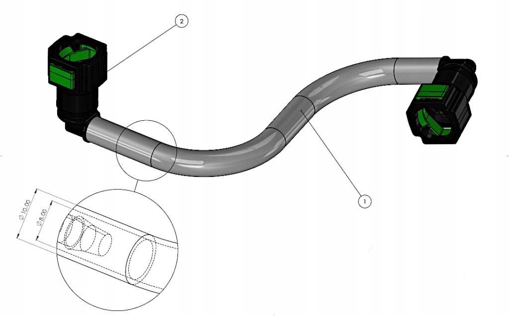 фото №4, Шланг паливний renault clio v 1,5 blue dci 164465365r