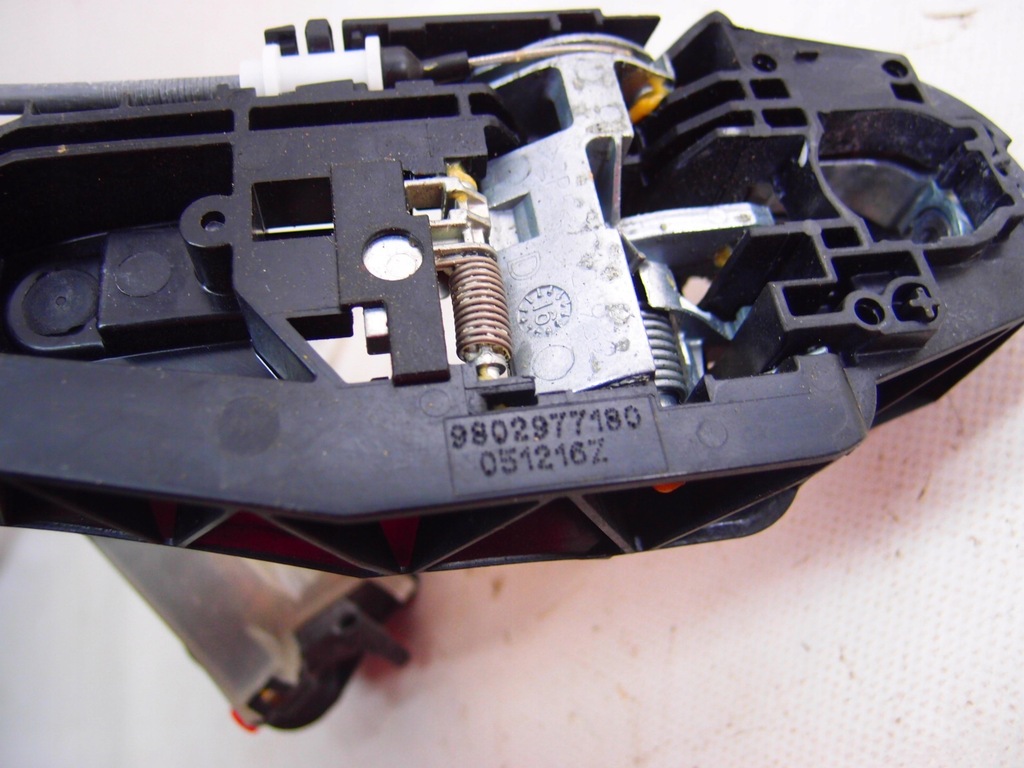 фото №6, Замок двері правий задня 6 pin ручка citroen ds7