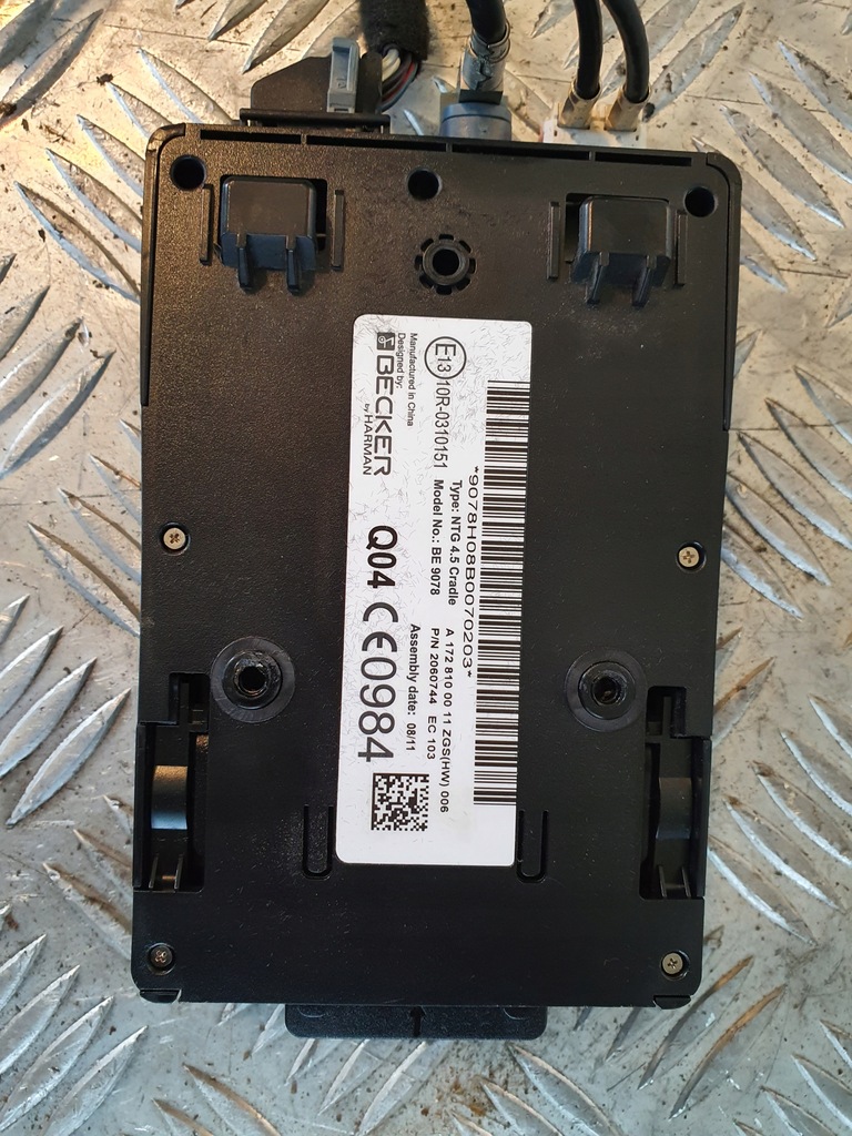 фото №12, Mercedes slk 172 w172 модуль кронштейн навигации oryg