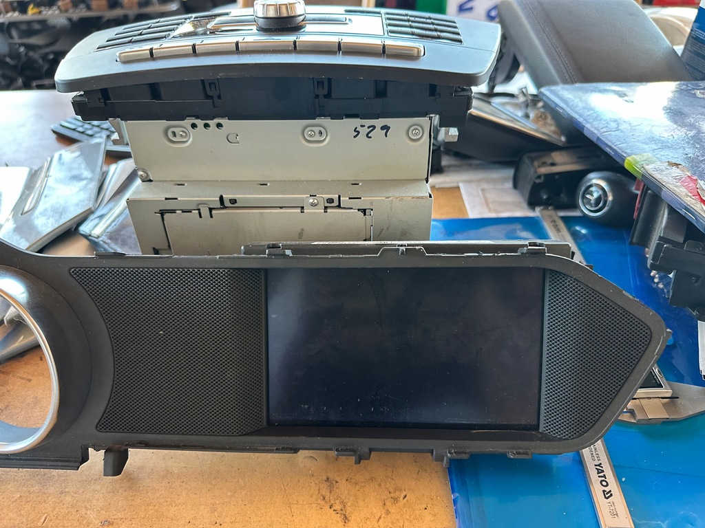 фото №8, Mercedes c klasa w204 lift радіо велика навігація версія з великий екран + рамка