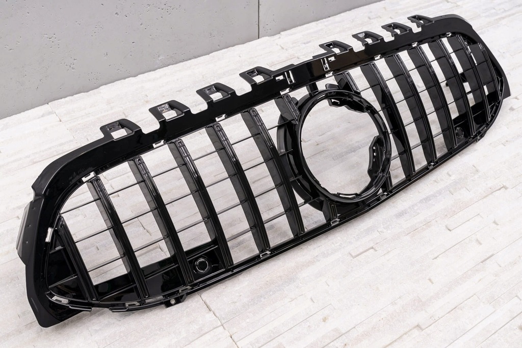 фото №8, Mercedes a-class w177 2018 решітка радіатора gt panamericana чорний