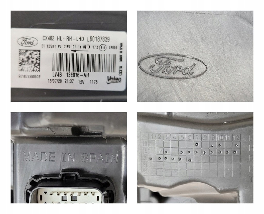 фото №11, Лампа правая ford kuga iii escape mk3 19- full led