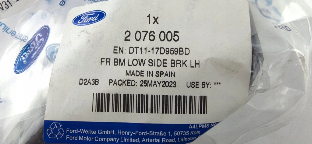 фото №15, Напрямна бампера передній лівий tourneo connect 2013-