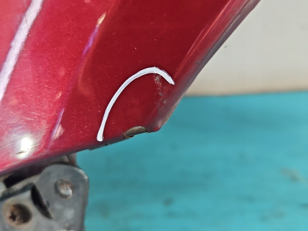 фото №10, Крила перед лівий mitsubishi space star i 02-05 lift bordowy r44