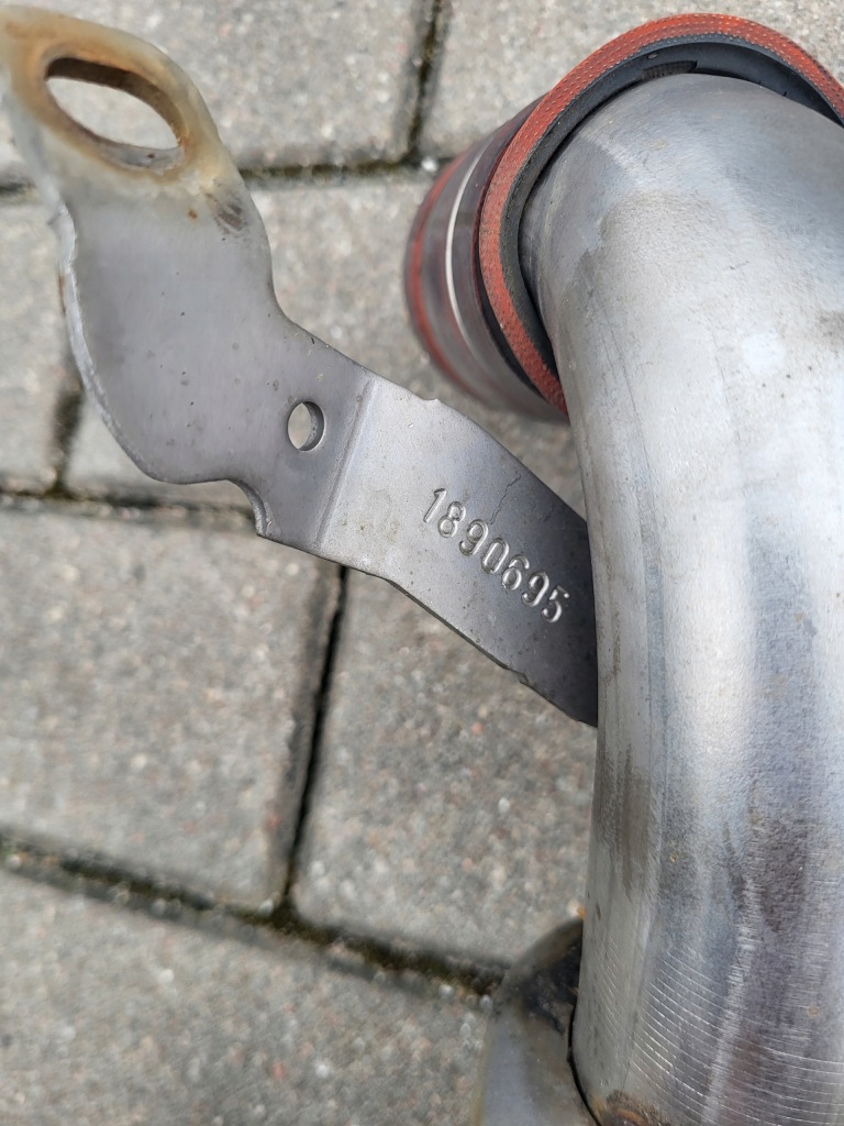 фото №3, Коліно труба радіатор splin egr scania r 1890695