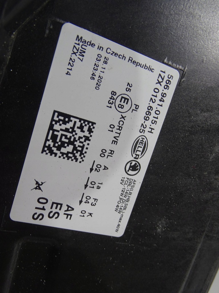 фото №6, Лампа перед ліва skoda kodiaq 566 full led