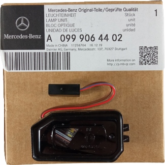 фото №1, Лампа дзеркало mercedes підсвітка лампочка