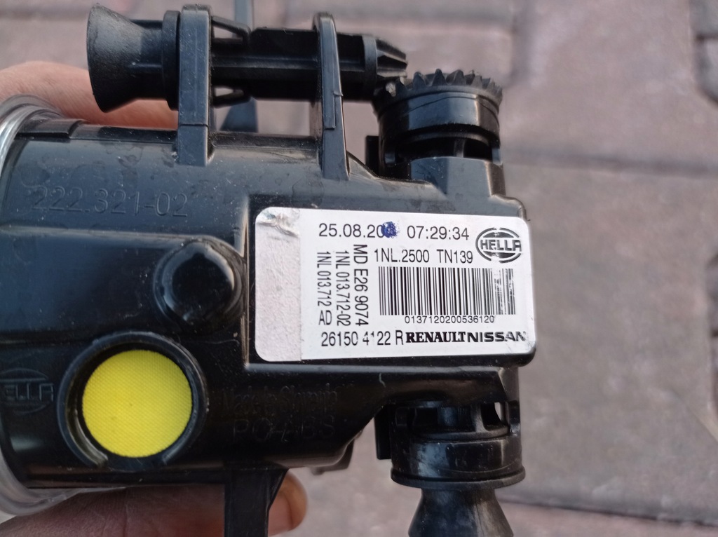 фото №2, Правий протитуманна фара renault clio v megane nissan juke