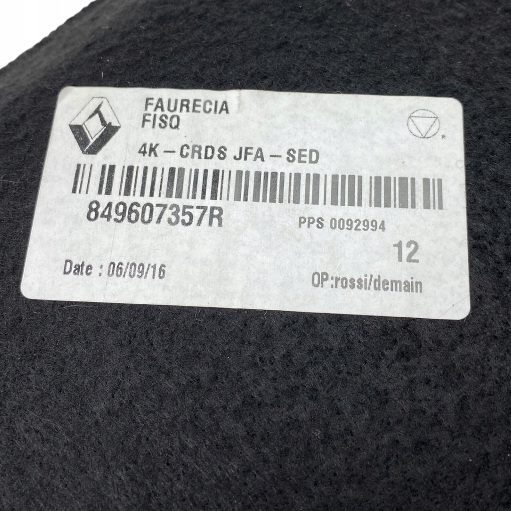 фото №10, Пол багажника обшивка renault scenic iv