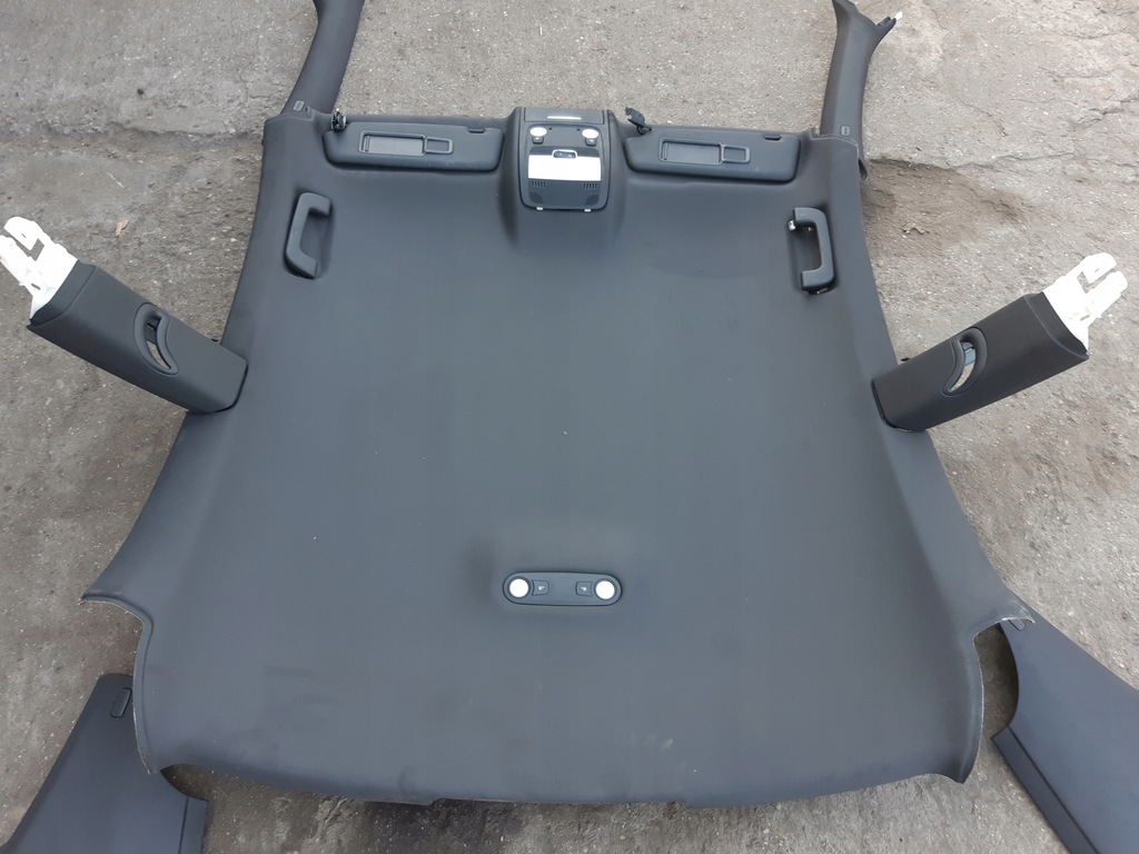 фото №8, Audi a5 8t 3d coupe стеля стеля s-line sline чорний стійки комплект