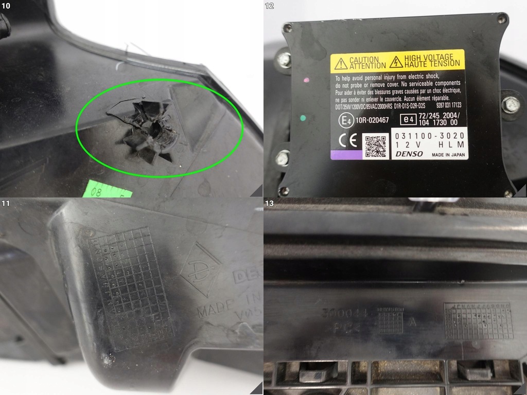 фото №11, Aston martin vantage v8 v12 zagato 05-18 лампа ксенон + led права перед u