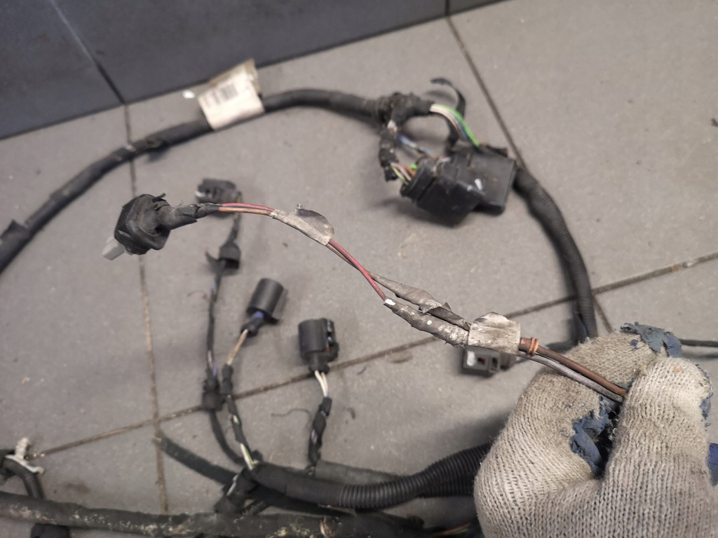 фото №11, Джгут електропроводка бампера audi a8 d3 fl 4e0971095dh