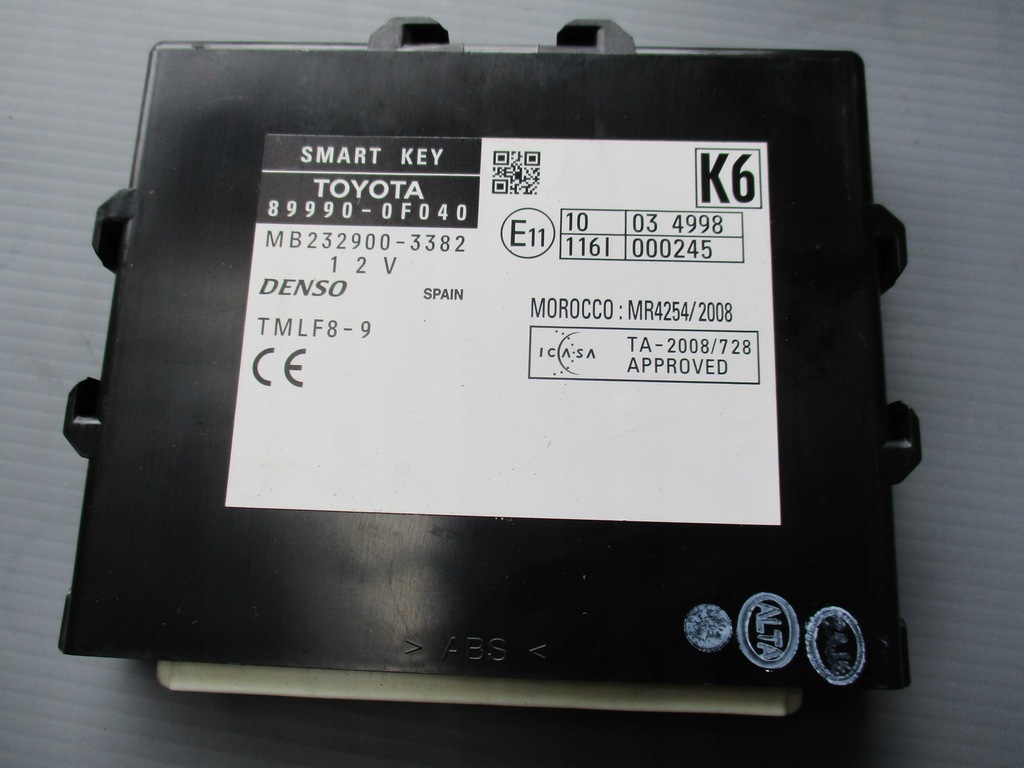фото №1, Модуль smart key toyota verso 2014r 89990-0f040