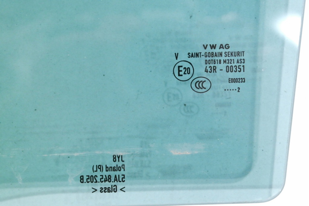 фото №2, Skoda rapid стекло дверь левая задняя 5ja845205b