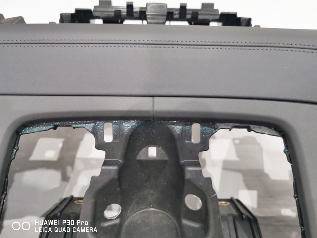 фото №8, Porsche cayenne iii консоль приборная панель приборная кожа серая 9y0