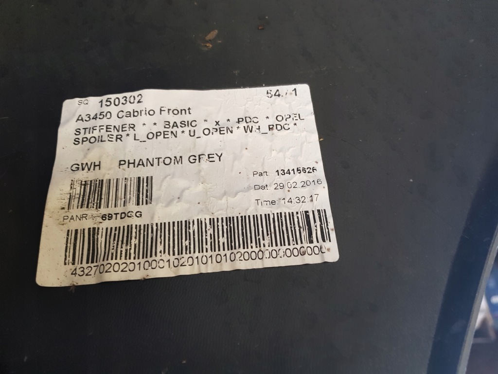 фото №5, Opel cascada бампер перед передній pdc