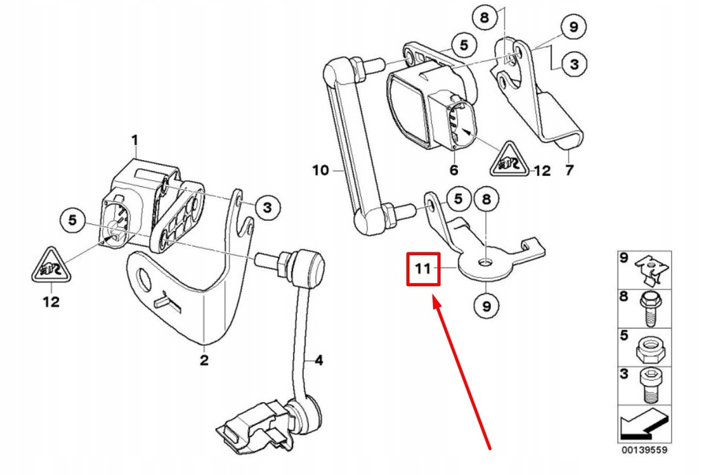 фото №9, Bmw 1 cabrio e88 left регулюючий rod кронштейн 37146763595 6763595