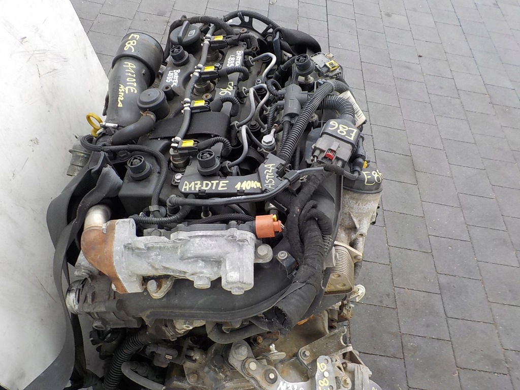 фото №12, Opel astra iv j 12r 1.7 cdti 110km двигатель a17dte kompletny film