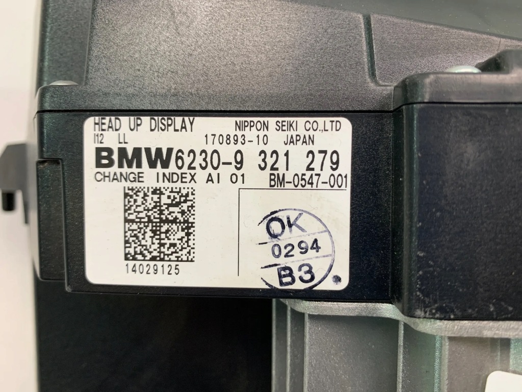 Bmw i8 i12 дисплей hud проекционный дисплей европа 9321279 с Разборки