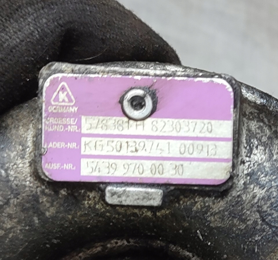 фото №5, Турбонагнітач renault 1.5 dci 54399700030