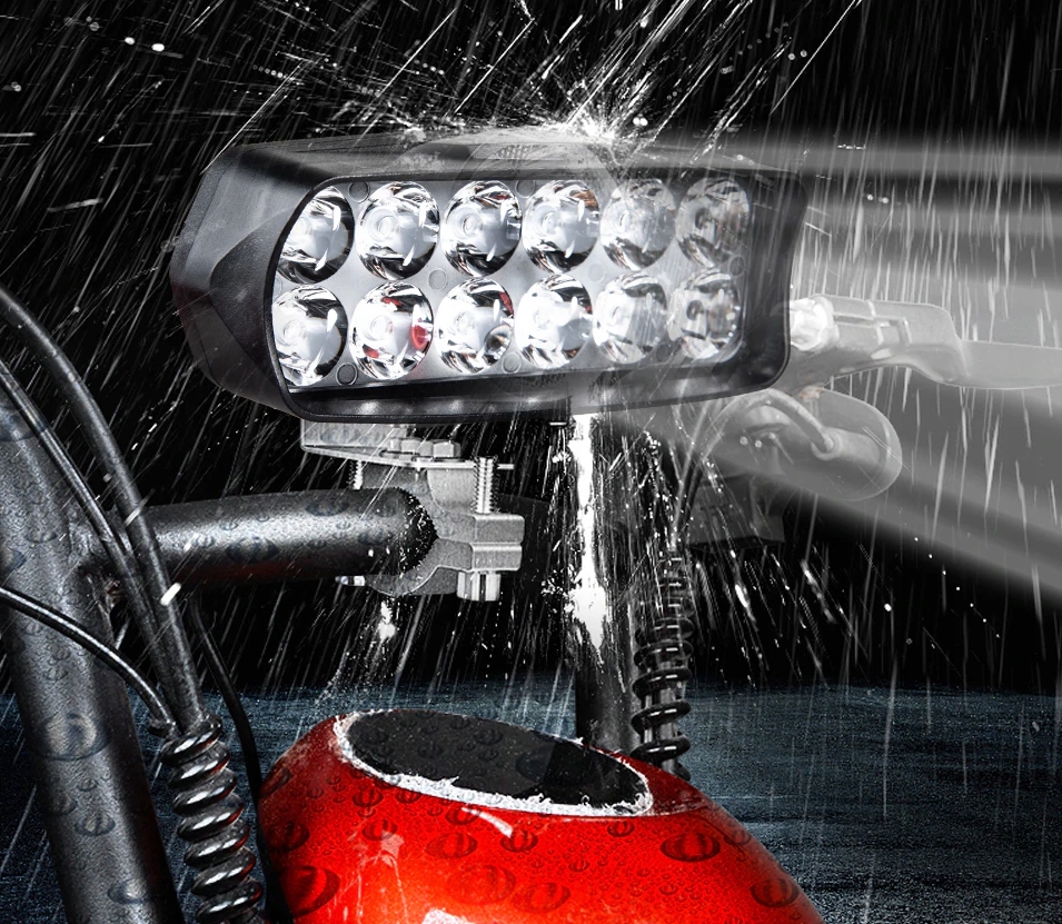 фото №5, Фара противотуманная фара лампа 12x led мотоцикл quad