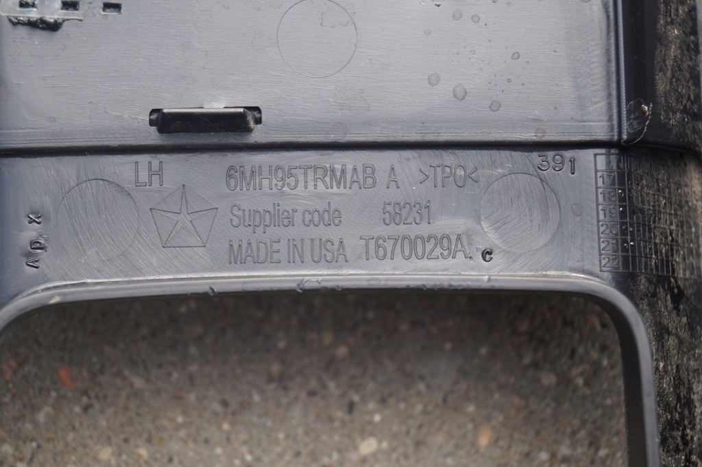 фото №13, Бампер задня задній задній jeep wrangler jl pdc 17-22