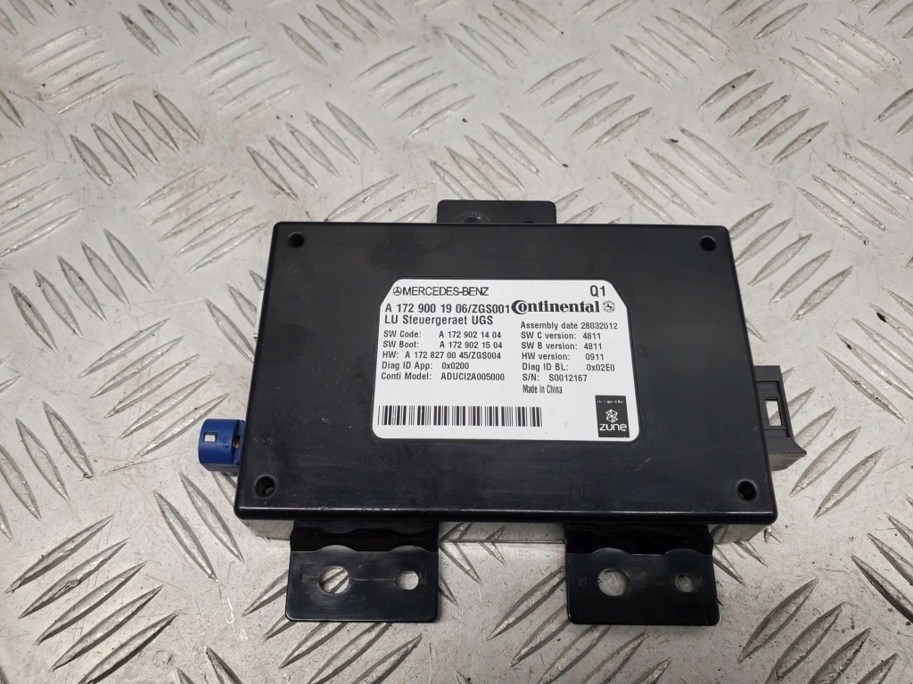 Купити Mercedes-benz sl r231 a1729001906 модулі комфорту