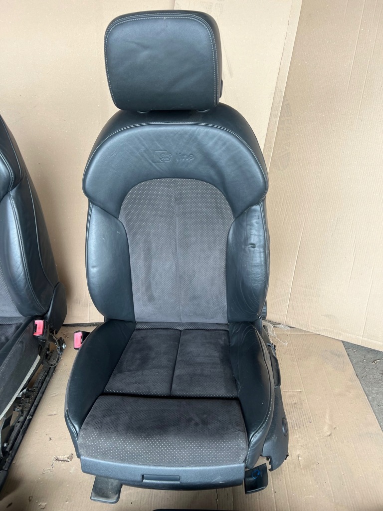 фото №9, Audi a6 c7 сидіння заднє сидіння шкіра alcantara підігрів s-line sline