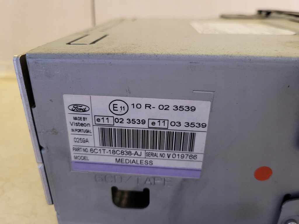 фото №3, Ford transit connect радіо 6c1t-18c838