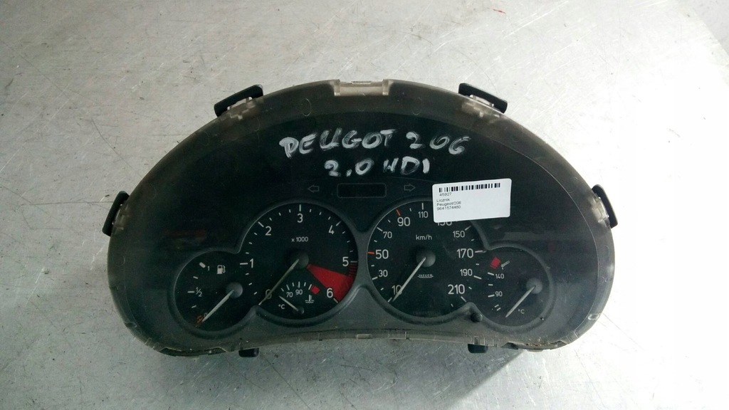 фото №1, Счетчик peugeot 206 2.0 hdi 9641574480
