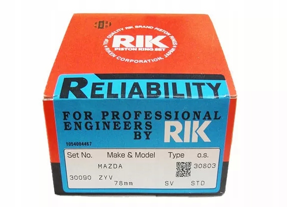 фото №1, Кольца поршневые std kpl mazda 2 de 07-14 1.5