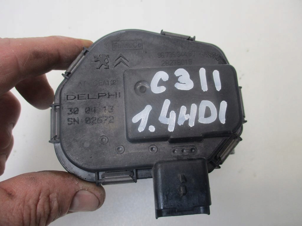 фото №2, Дросельна заслінка citroen c3 ii 1.4 hdi