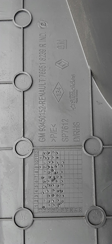 фото №7, Подножка правый порог защита renault trafic iii 769518239r