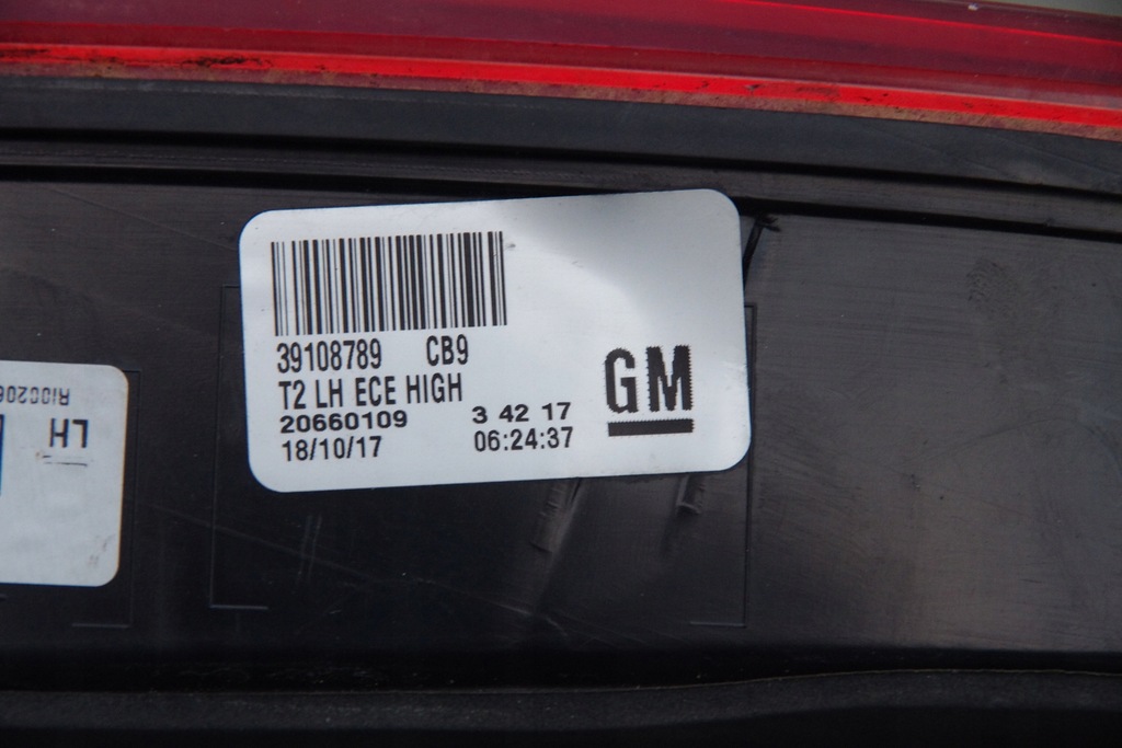 фото №2, Лампа задняя левая insignia b