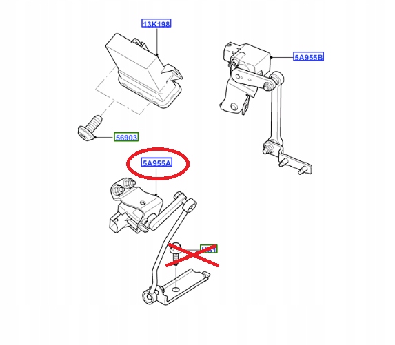 фото №9, Датчик высоты подвеска перед левый ford mondeo 1679311 _ 8g9n-3c438-aa