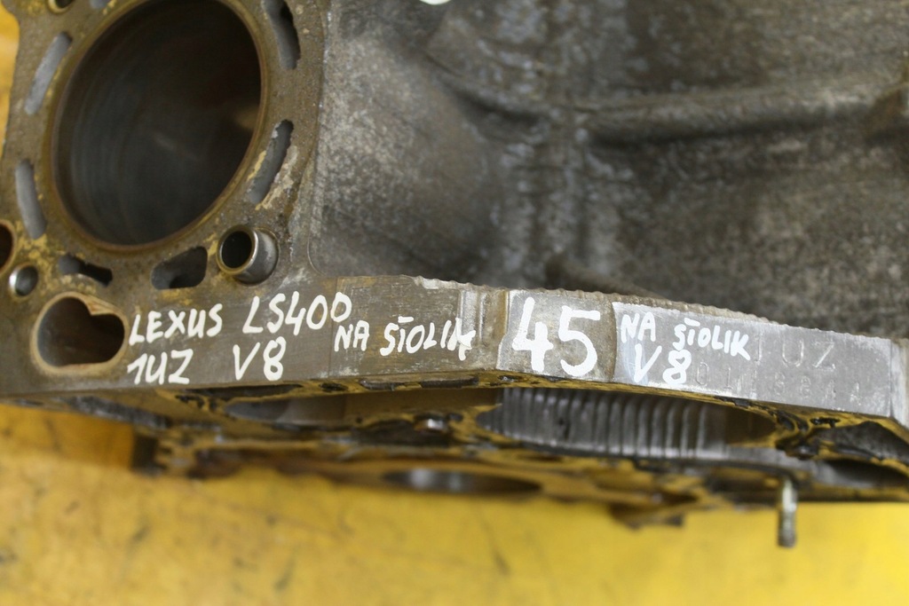 фото №16, Блок двигателя na stolik lexus ls400 1uz v8 v10 v12